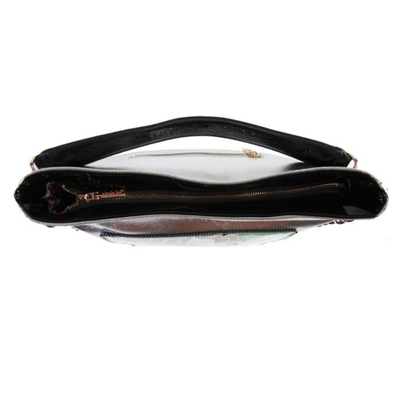 Metallic Pop Art Hobo Handbag - Picture 4 of 7